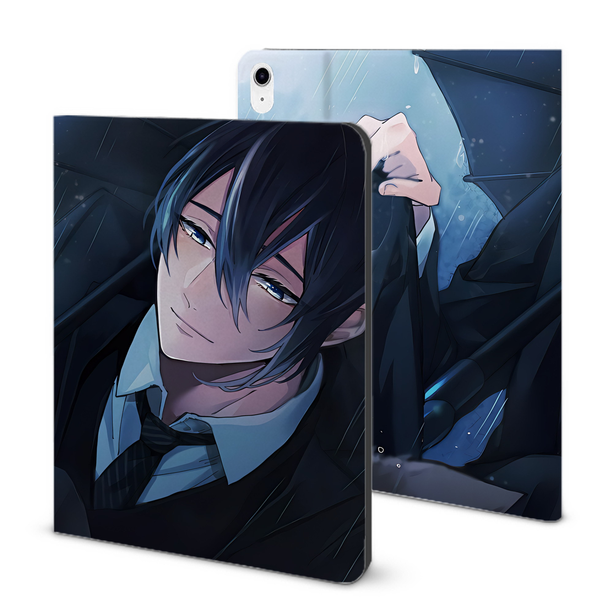 （画像用） 刀剣乱舞 Touken Ranbu IPad ケース ブック型 PUレザー TPU 耐衝撃 軽量 薄型 ペン収納なし 全面保護 IPad 各モデル対応